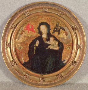 Madonna with the Christ Child Writing, 1410-20
